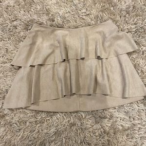 Boutique Suede mini skirt